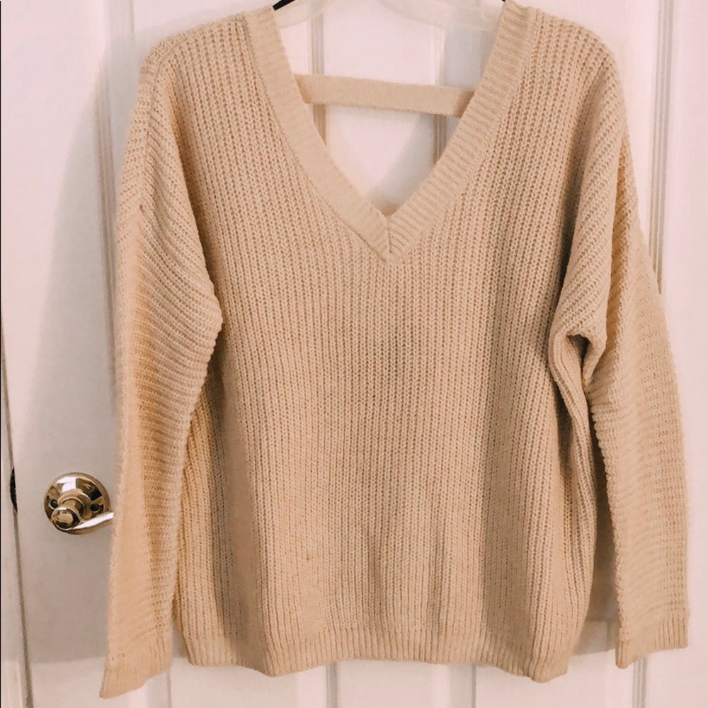 Beige light weight sweater from Forever 21